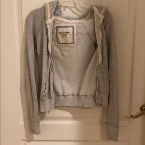 Light Grey Abercrombie & Fitch Jacket